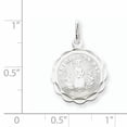 thumbnail image 2 of 925 Sterling Silver Graduation Day Disc Charm Pendant, 2 of 5