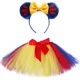 thumbnail image 2 of Falda de tul de Blancanieves para niña, disfraz de princesa para fiesta de cumpleaños de Halloween, tutú esponjoso para niña pequeña, 2 of 5
