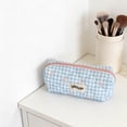 thumbnail image 3 of Lunxisen 3 Pcs Seasonal Student Checkered Pencil Case Portable Organiser Stationery Pouch Bow Design, 3 of 8
