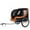 Black+Orange, variant on imerelez Large Folding Bike Trailer for Dogs – 66LB Capacity All-Terrain Pet Carrier, Durable Steel Frame for Cycling, Jogging, Camping & Outdoor Adventures, Black- Red