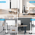 thumbnail image 3 of Keenstone Tower Fan for Bedroom, 38 inches Bladeless Fan with Remote Control, 75° Oscillating Fan, Quiet Floor Fan, 3 Speeds 3 Modes, 7.5H Timer, Standing Fan for Home Living Room Office - White, 3 of 10