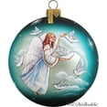 thumbnail image 2 of G.Debrekht Artistic Studios 73561 Angel Doves Ball-Ornamentament 3.5 in., 2 of 3