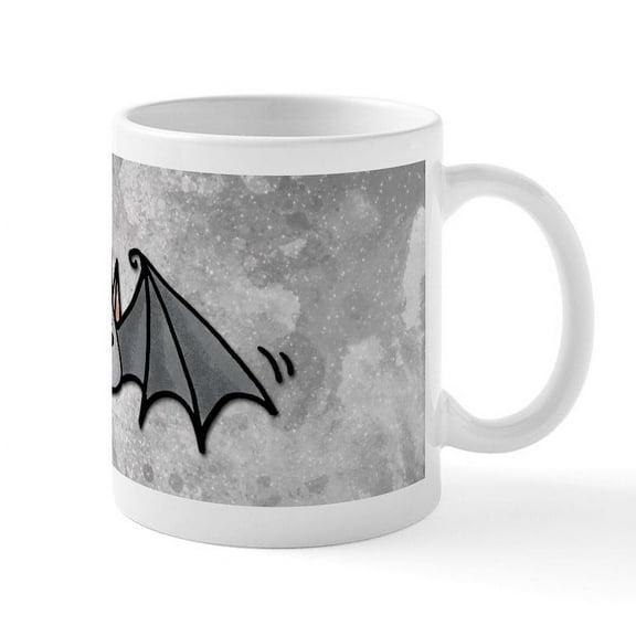 CafePress - Bat Mug - 11 oz Ceramic Mug - Novelty Coffee Tea Cup