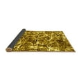 thumbnail image 2 of Ahgly Company Indoor Square Abstract Yellow Modern Area Rugs, 4' Square, 2 of 4