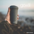 thumbnail image 6 of GoSili Reusable Silicone Tumbler with lid - 100% European-Grade Platinum Silicone, Stainless-Steel Ring, Eco-Friendly, Stain-Resistant, Dishwasher and Microwave Safe - 16oz, Dark Grey Calacatta, 6 of 6