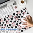 thumbnail image 4 of Long Mouse Pads for Desk,White Cow Bow Pattern Desk Mats on Top Of Desks, Desk Mouse Pad Extra Large with 3mm Non-Slip Base and Stitched Edge for Gaming,Office,Work,Home 31.5"x11.8", 4 of 6