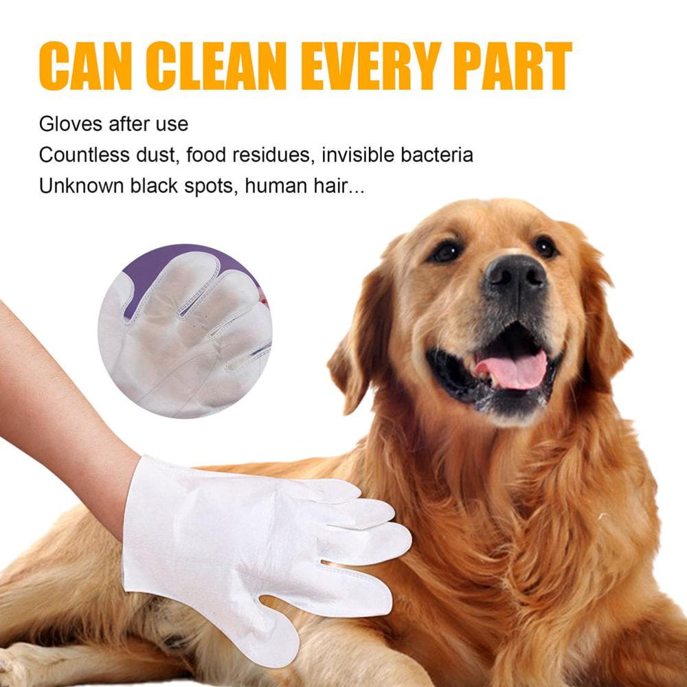 Laegsmetg No Rinse Pet Wipes Pet Bathing Pet Washing Simple To Use Wipe Dry Ideal For Home Or Travel