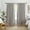 Gray, variant on Elrene Home Fashions Solace Max-Blackout Solid Texture Window Curtain Panel, Blue, 52" x 95"