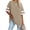 Khaki, variant on Auburet Womens Oversized Tees Loose T-Shirts Half Sleeve Crew Neck Color Block Cotton Tunic Tops