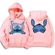 thumbnail image 2 of Sudadera Adulto y Niño Niños Unisex Con Capucha Algodón Canguro Punto Bundinha 2022 Deng Xun unisex, 2 of 2