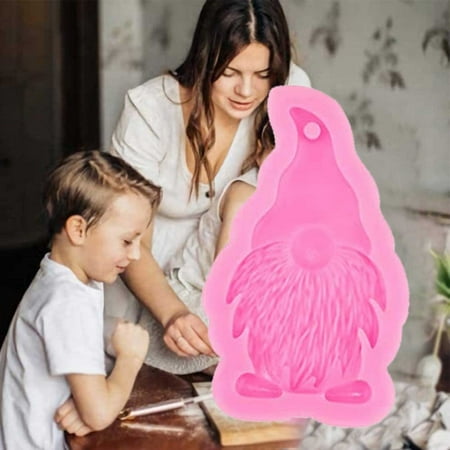 

MRULIC Kitchen supplies Easter Pendant Epoxy Mold Gnome Dwarf Handmade Creative Cake Mold Cake Mould B