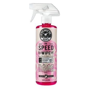 Chemical Guys Speed Wipe Quick Detailer Automotive Cleaner, 16 oz, Cherry Scent