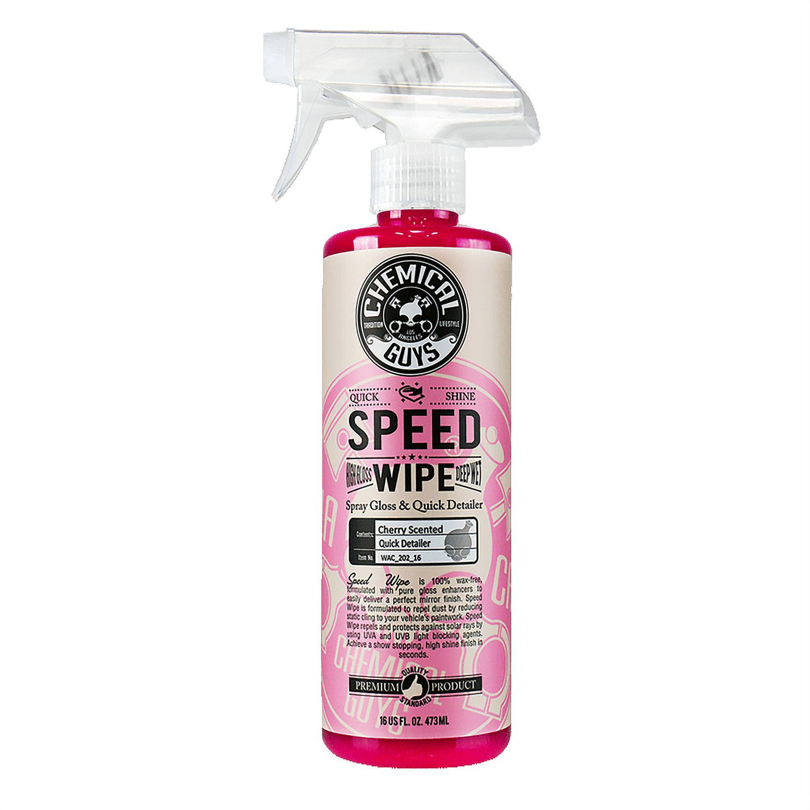 Chemical Guys Speed Wipe Quick Detailer, Cherry Scent, 16 oz