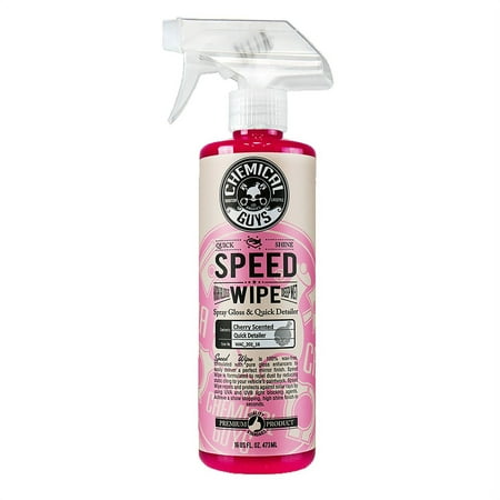 Chemical Guys Speed Wipe Quick Detailer Automotive Cleaner  16 oz  Cherry Scent