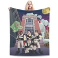 thumbnail image 1 of Manta de franela de dibujos animados de Los Cazafantasmas, manta de felpa suave y acogedora para todas las estaciones para niños y niñas, manta cálida y ligera para sofá cama o sofá de 80 x 60, 1 of 8