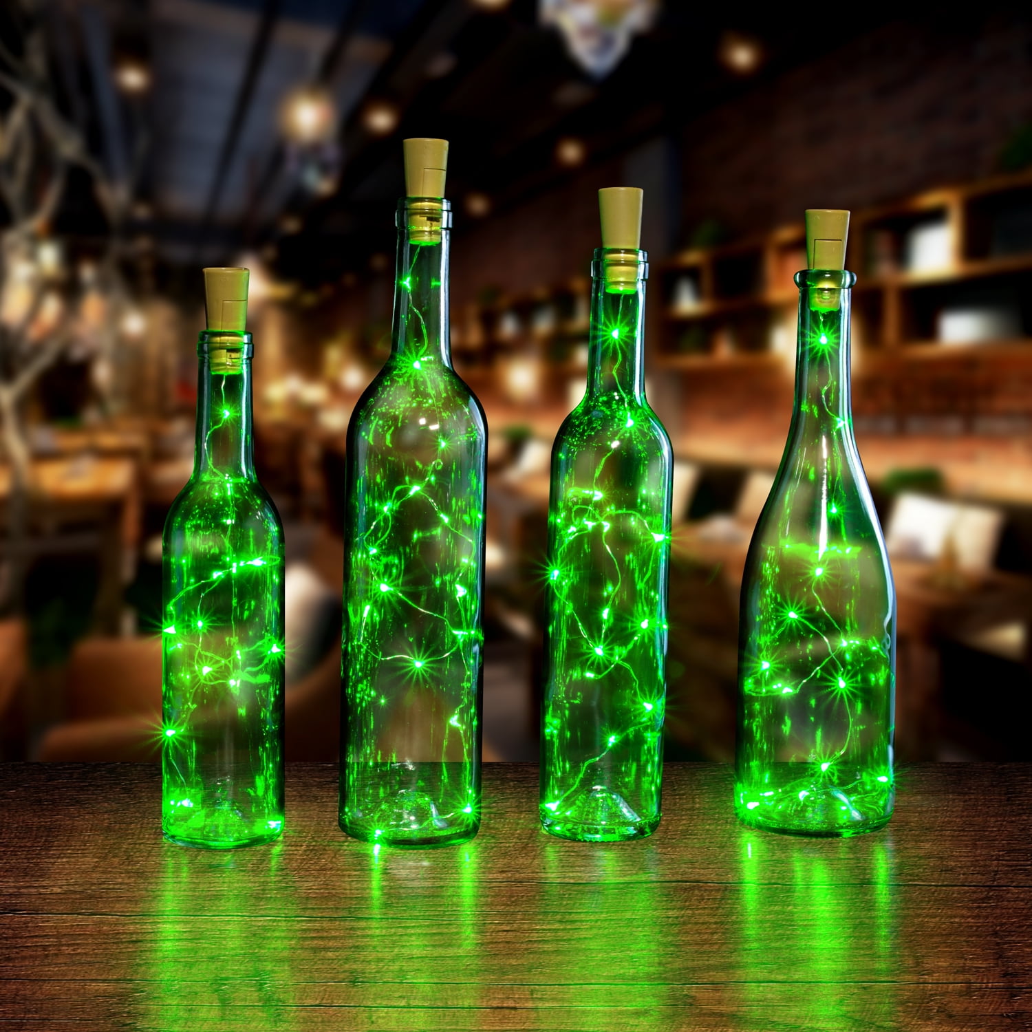 AGPtek 8PCS Cork Bottle Lights Mini String Light 30inch for Decoration