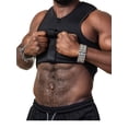 thumbnail image 3 of Tinglu Men Workout Tank Top Shapewear Shirt Waist Trainer Fitting Vest, 3 of 6