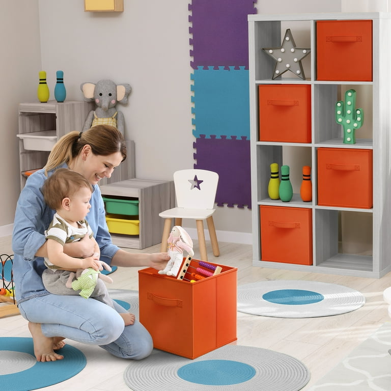 Sorbus Collapsible Fabric Cube Storage Bin (13