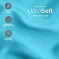 thumbnail image 3 of Bare Home Goose Down Alternative Comforter Set, Premium 1800 Collection, with Pillow Sham, 2 Piece Set, Twin/Twin XL, Aqua, 3 of 10