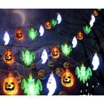 thumbnail image 5 of CJiaWei Halloween Lights LED 3D Pumpkin Bat Battery Operated String Lights With Timer Fairy Light For Window Indoor Outdoor Halloween Party Decorations, 5 of 5
