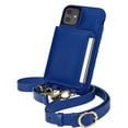 thumbnail image 1 of Smartish iPhone 11 Crossbody Case - Dancing Queen [Purse / Clutch with Detachable Strap & Card Holder] - Bath Bomb Blue, 1 of 5