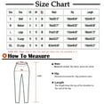 thumbnail image 2 of Christmas Valentine Holiday Gift Mens Pants Wide Leg Slacks Pockets Trousers Baggy Pants Straight Leg Slacks Elasticated Waist Trousers Drawstring Pants Color Matched Slacks Trendy Hiking Trousers, 2 of 5