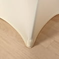 Efavormart Beige Wholesale Stretchy Spandex Tablecover For Cocktail ...