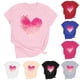 thumbnail image 1 of RKSTN Valentine Gifts Women's Valentine's Day T Shirts Oversized Crewneck Valentines Graphic Print Short Sleeve Shirt Womens Casual Solid Round Neck Plus Size Loose Fits Tee Top Summer Clothes, 1 of 8