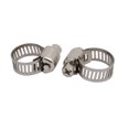 thumbnail image 2 of Abrazaderas de manguera ajustables de acero inoxidable de 6-12 mm tono plateado 30 piezas, 2 of 2