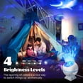 thumbnail image 3 of Galaxy Projector 3 in 1 Ocean Wave Projector Night Light Star Projector with Remote Voice Control, Galaxy Cloud 360 Pro Star Projector for Ceiling for Adults Kid Adult Bedroom Gift with 43, 3 of 5