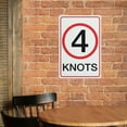 thumbnail image 4 of 4 Knots Sign 8X12 Inch Rust Free Aluminum Easy To Read & Sturdy Keep Out Outdoor Metal Signs For Home Farm Yard, 4 of 6