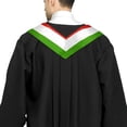 thumbnail image 4 of More design Graduation shawl Equatorial Guinea & United States Flag Stole Sash Honor Study Aboard International Students, 4 of 7