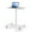 White, variant on Mobile Small Standing Desk, Sit-Stand Portable Laptop Table with Lockable Wheels, Height Adjustable for Home Office, White