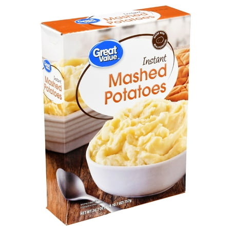 (2 Pack) Great Value Instant Mashed Potatoes, 26.7 (Best Way To Make Potatoes)