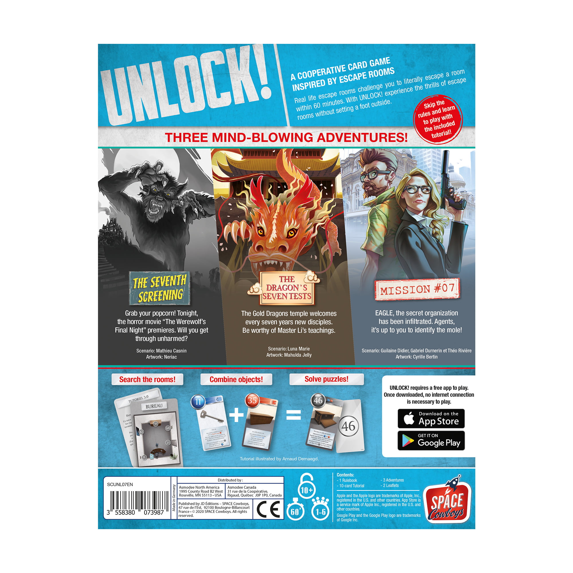 Unlock!: Extraordinary Adventures, Board Game