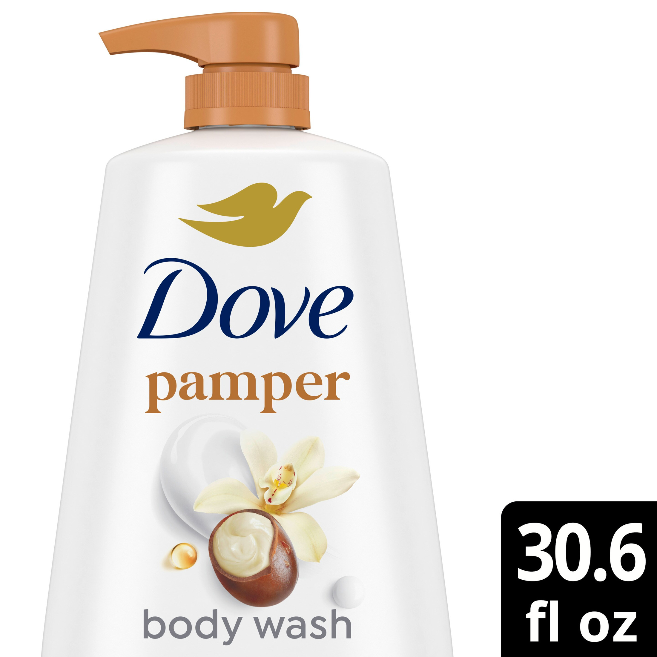 Dove Pampering Body Wash Shea Butter & Vanilla photo 2