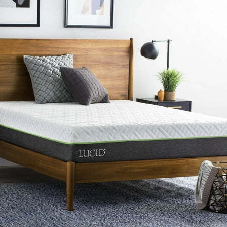 Lucid 11 Inch Energy Latex Hybrid Mattress - Walmart.com
