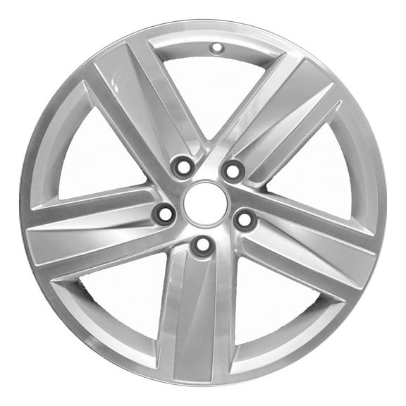 Remanufactured Machined Light Silver Aluminum Wheel 17 x 8 3C8601025Q8Z8 fits 2012-2017 Volkswagen CC