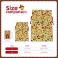 thumbnail image 3 of Naloa Fruits And Vegetables Drawstring Christmas Bags, 3D Xmas Gift Bags, Christmas Wrapping Bags, Xmas Goodie Bags, Treat Pouch Bags, Party Favor Bags-Medium, 3 of 9