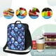 thumbnail image 4 of Disketp Skull blue crystal flower Bolsa Térmica Estampada para Almuerzo, Lonchera para Hombres y Mujeres Adultos, 4 of 7