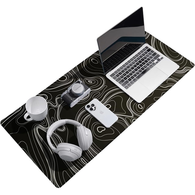 Large Gaming Mouse Pad with Durable Stitched Edges Rubber Base Big Computer Keyboard Mouse Mat Desk Pad for Home Office Gaming Work cm xcm x.cm