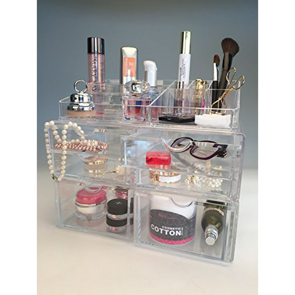 Beauty Acrylic Makeup Organizer Luxury Cosmetics Acrylic Clear Case