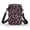 Christmas Candy Canes Holly Berries, variant on HELLHERO Skull Rose with Adjustable Strap Shoulder Bags 4.33x1.97x7.09 for Adults Polyester