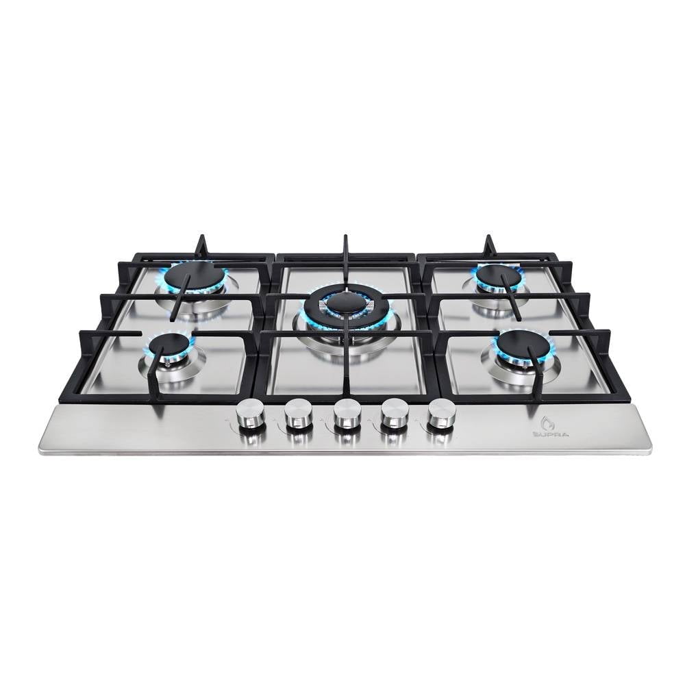 Parrilla Supra 5Q-PS-76 Empotrable 76 cm Gris