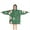 Green Christmas Pattern, variant on Christmas Tree and Bird Pattern Blanket Hoodies for Kids 6-13YR Oversize Wearable Blanket Hoodies for Boys Girls Teens