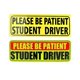 thumbnail image 2 of New Driver Magnet for Car Student Driver Car Funny Magnets Safety Warning Magnetic Reflective Signs for Teenage Driving Gifts, 2 of 5