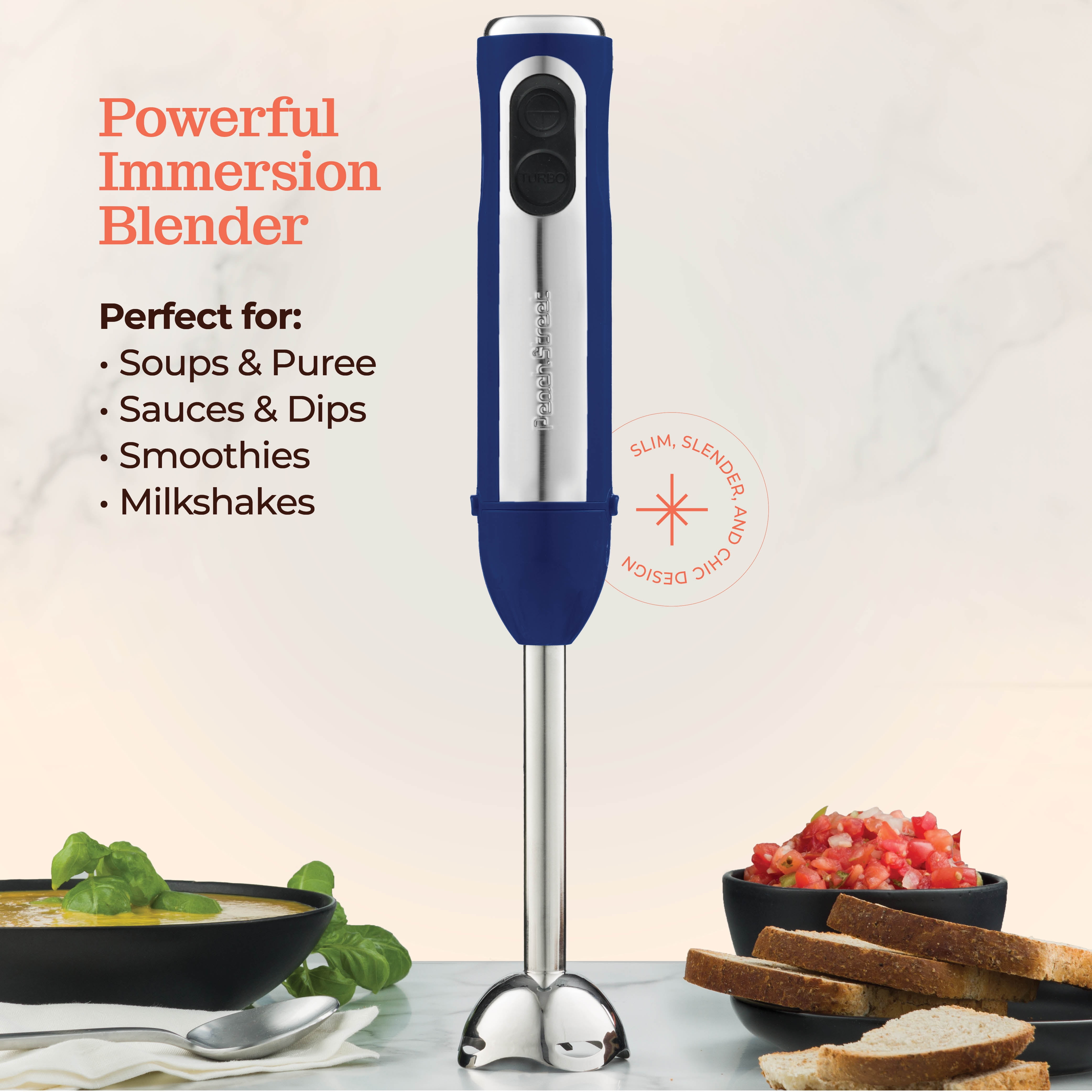 Hand Blender Immersion Blender Handheld Stick Batidora Electric Blenders  Emersion Hand Mixer For Kitchen …