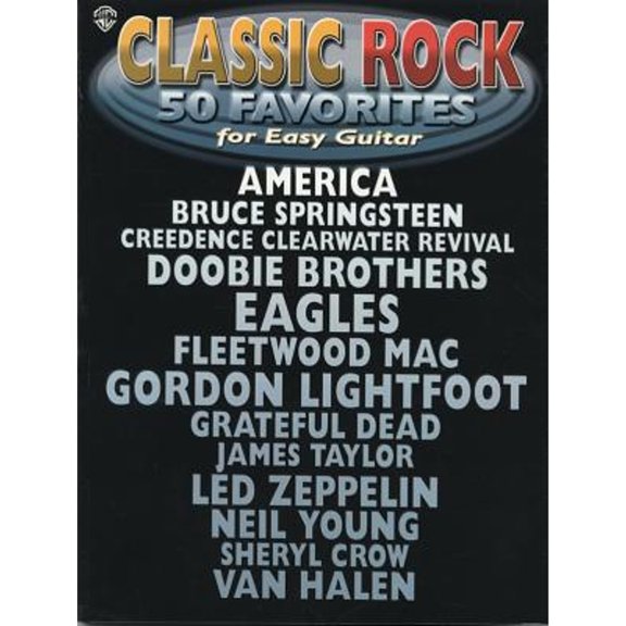 Pre-Owned Classic Rock -- 50 Favorites for Easy Guitar: Easy Guitar (Paperback) by Alfred Music