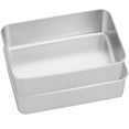 thumbnail image 1 of 2Pcs Tiramisu Cake Pan Stainless Steel Baking Pan Cake Baking Molds Stainless Steel Boxes, 1 of 8