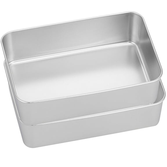 WEAVILUX 2-Piece Stainless Steel Nonstick Cake Pans Set Bakeware for Kitchen Baking